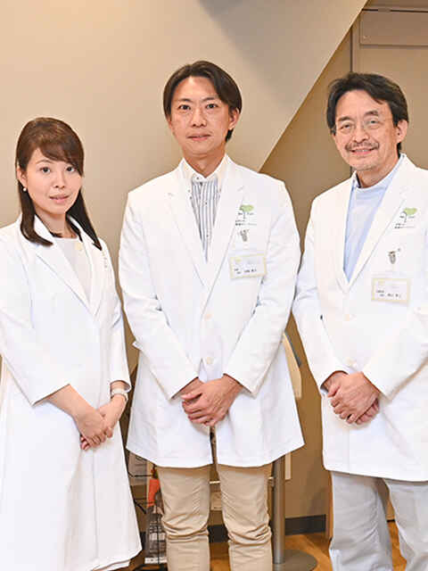片桐 院長＆真樹子 副院長＆熊川 医師