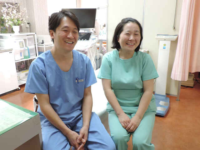 真島 靖重 院長 ＆ 真島 実 医師 ＆ 堀内（旧姓：真島） 洋子 医師