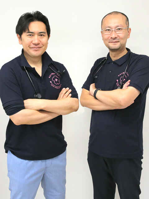 水口 義昭  院長 ＆ 三嶋 拓也 副院長