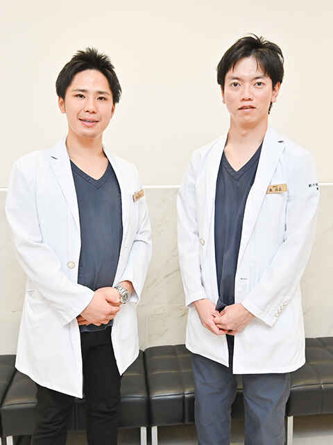 渡辺 貴士 院長 ＆ 東 岳志 副院長