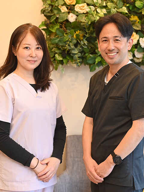 久保田 知子 副院長　＆　菊竹 啓貴 院長