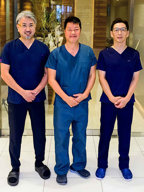 藤田 博紀 理事長 ＆ 瀬沼 幸仁 歯科医師 ＆ 町田 二郎 歯科医師