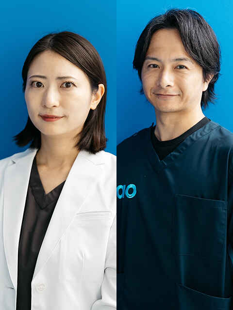 青島 かおり 院長　&　青島 輝 副院長