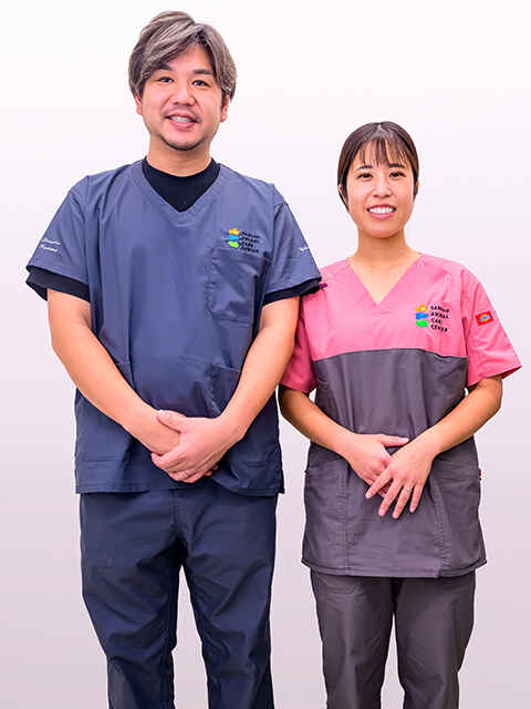 児玉 崇敬 院長 ＆ 児玉 加帆里 愛玩動物看護師