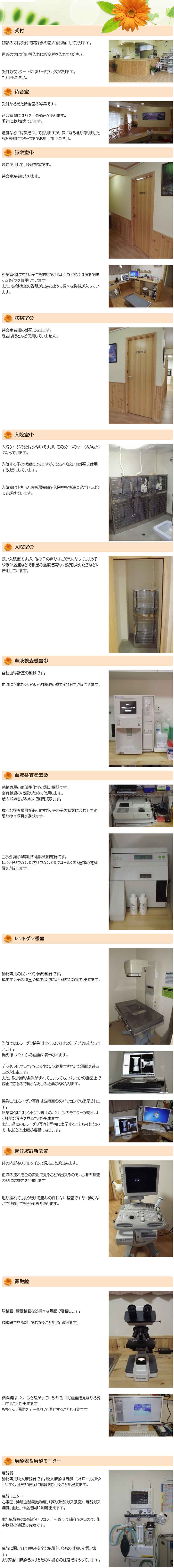 ガク動物病院のお知らせ内容