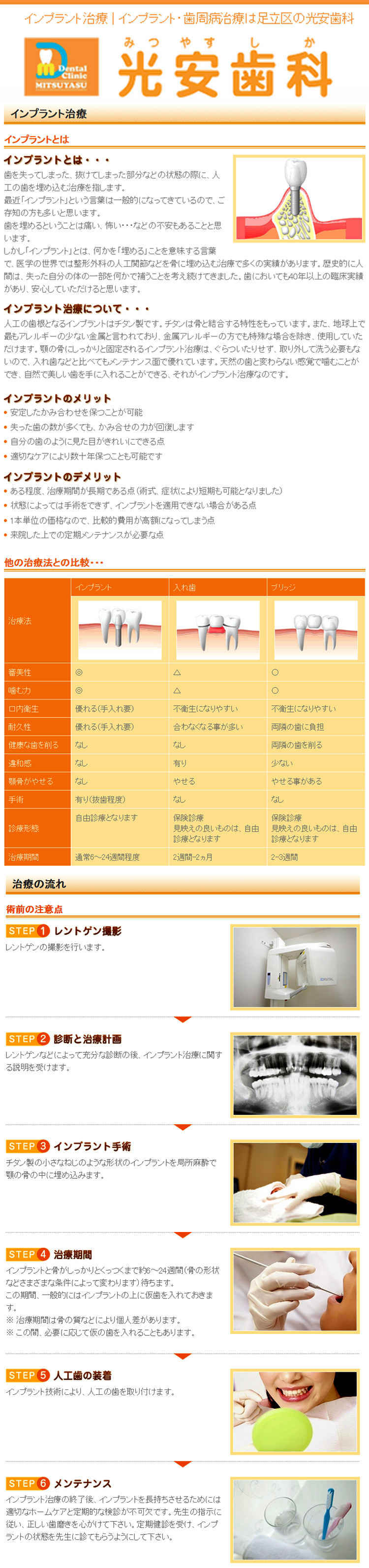 光安歯科のお知らせ内容
