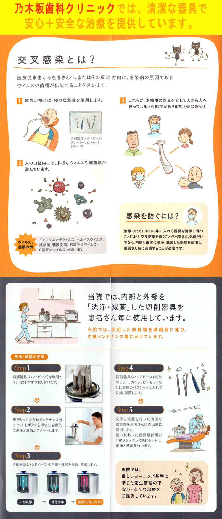 乃木坂歯科クリニックのお知らせ内容