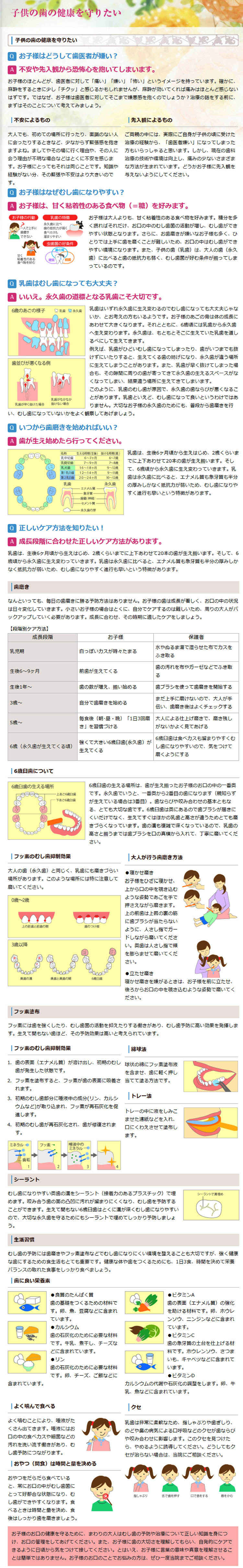 おかだデンタルクリニックのお知らせ内容