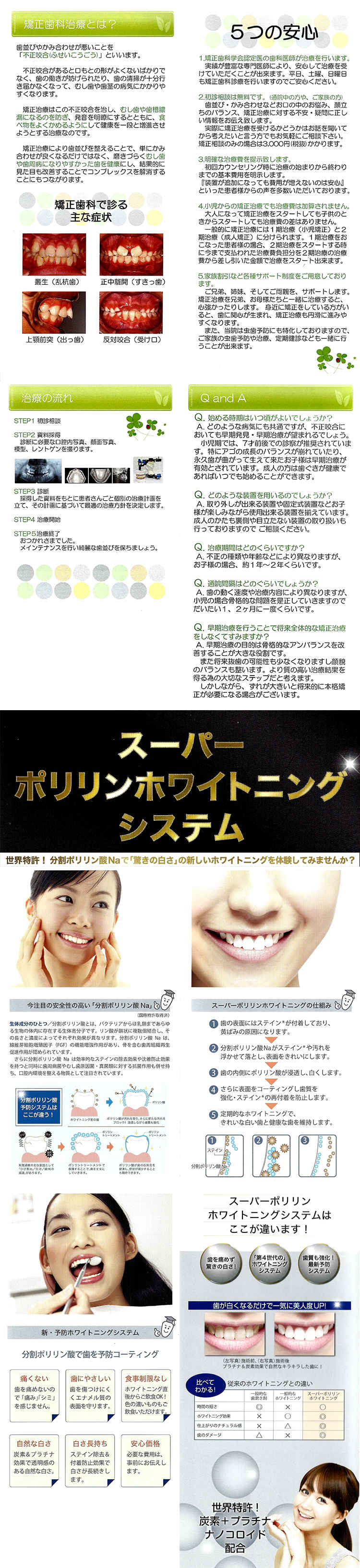 亀戸矯正歯科・小児歯科のお知らせ内容