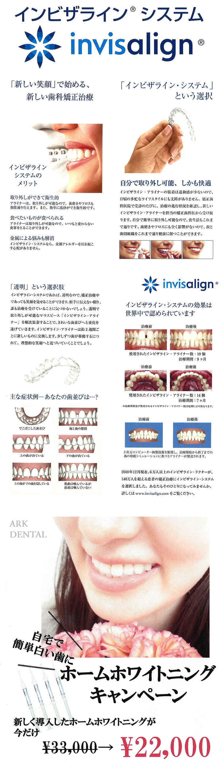 アーク歯科クリニック市ヶ谷オフィスのお知らせ内容