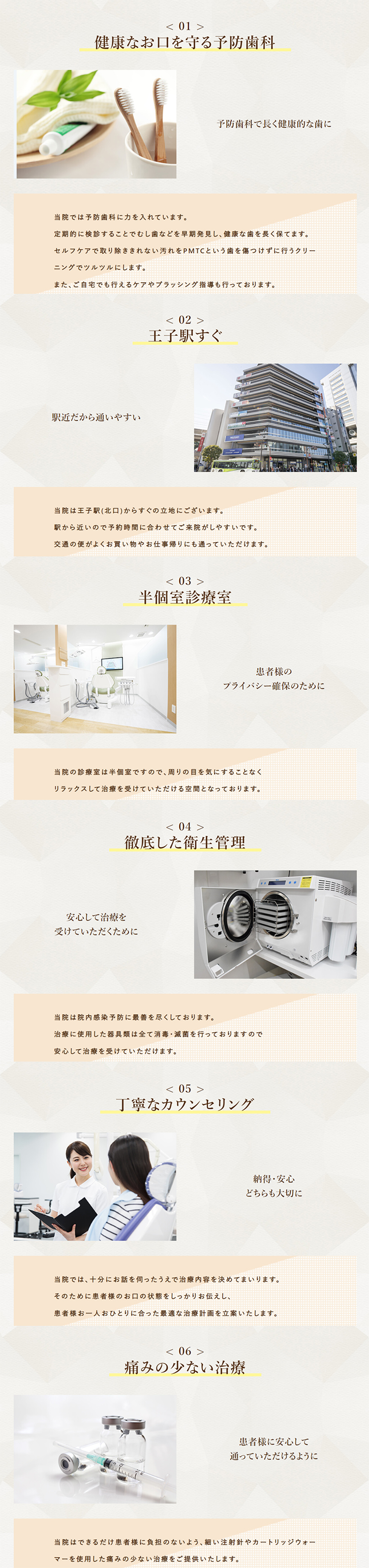 アール歯科王子駅前クリニックのお知らせ内容
