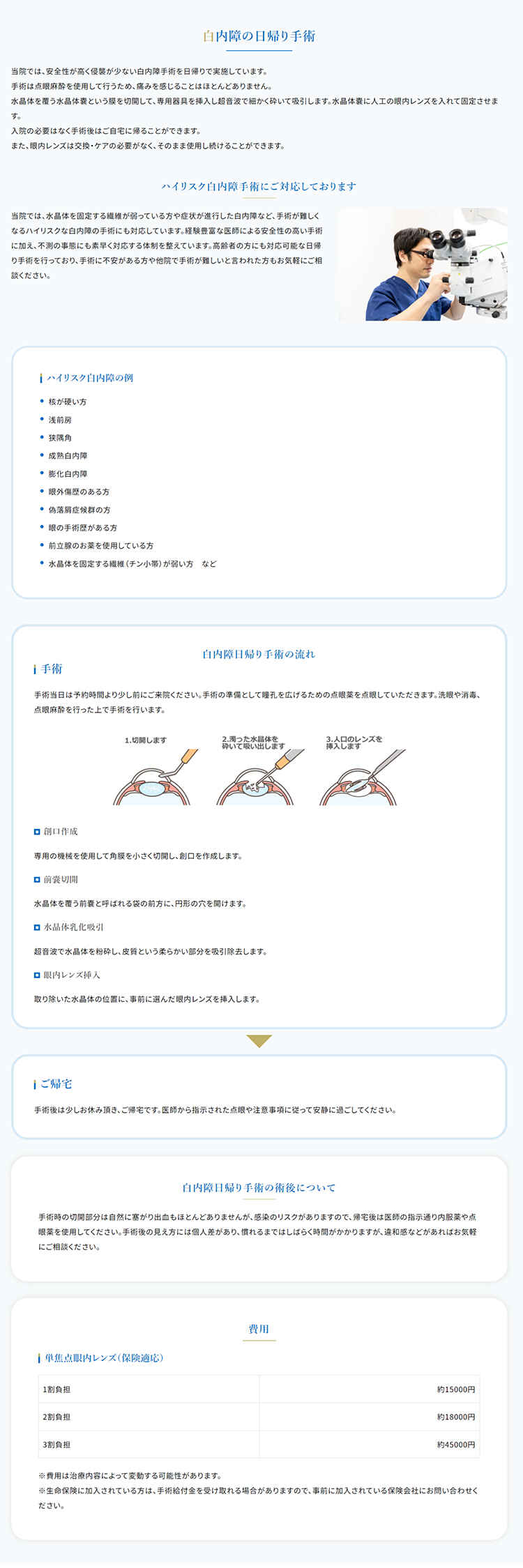 葛西駅前たなか眼科のお知らせ内容