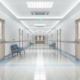 移動導線を考慮して設計された病院の廊下